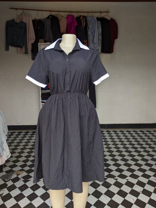 Black plain dress